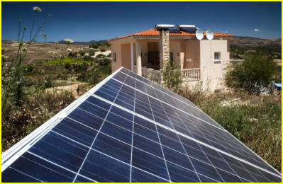 Solar panels at The Roost