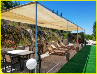 Loungers in the shade